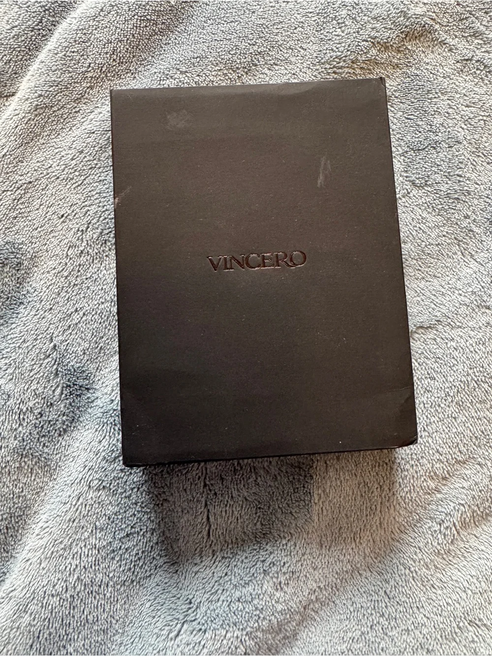 Vincero Collective Stone Cross Necklace - Large - Matte Black Stealth - $149 Ret